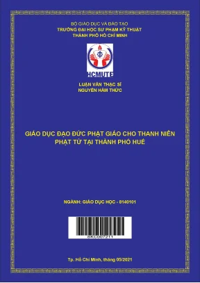 Luận văn thạc sĩ hcmute giáo dục đạo đức phật giáo cho thanh niên phật tử tại thành phố huế