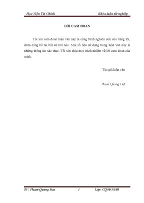 Luận văn tốt nghiệp quản trị rủi ro tín dụng tại ngân hàng tmcp tiên phong