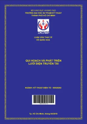 Luận văn thạc sĩ hcmute qui hoạch và phát triển lưới điện truyền tải