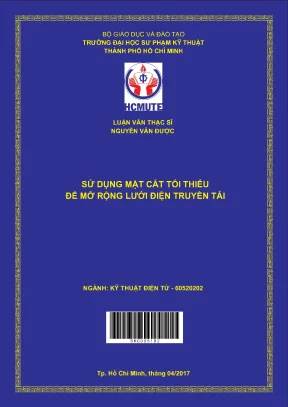 Luận văn thạc sĩ hcmute sử dụng mặt cắt tối thiểu để mở rộng lưới điện truyền tải