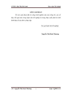 Luận văn tốt nghiệp giải pháp chủ yếu nhằm tăng cường quản trị vốn lưu động tại công ty cổ phần ck thăng long