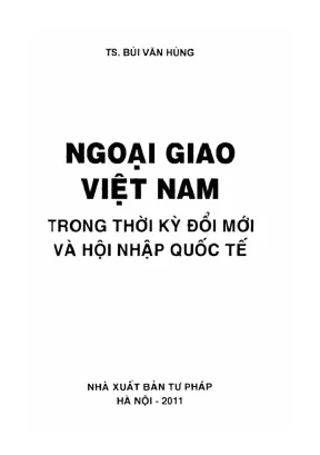 Luận án tiến sĩ thời kỳ đổi mới và hội nhập quốc tế và ngoại giao việt nam phần 1