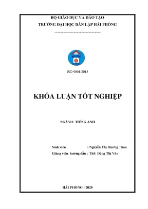 Luận văn tốt nghiệp factors affecting speaking skills in english of children