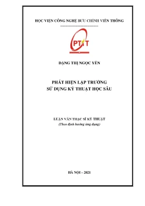 Luận văn thạc sĩ phát hiện lập trường sử dụng kỹ thuật học sâu
