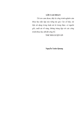 Luận án tiến sĩ nâng cao chất lượng giáo dục rèn luyện đảng viên là học viên ở các đảng bộ trường sĩ quan quân đội giai đoạn hiện nay