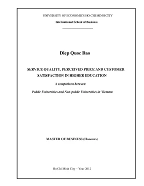 Luận văn thạc sĩ service quaility perceived price and customer satisfaction in higher education luận văn thạc sĩ