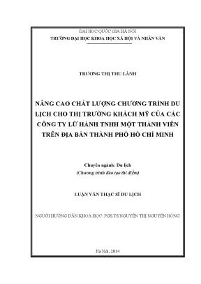 Luận văn thạc sĩ nghiên cứu phát triển du lịch làng nghề truyền thống tại thành phố sa đéc tỉnh đồng tháp001