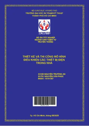 Luận văn thạc sĩ hcmute thiết kế và thi công mô hình điều khiển các thiết bị điện trong nhà