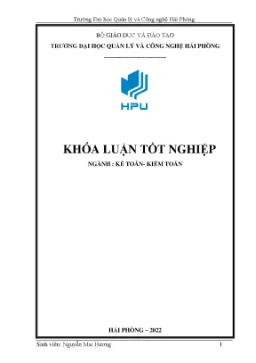 Luận văn tốt nghiệp hoàn thiện công tác kế toán thanh toán với người mua người bán tại công ty tnhh đại hữu