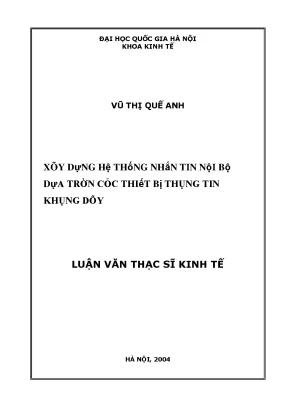 Luận văn thạc sĩ chuyển dịch cơ cấu kinh tế nông nghiệp ở việt nam thực trạng và giải pháp