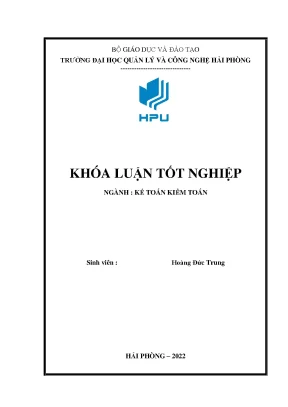 Luận văn tốt nghiệp hoàn thiện công tác kế toán vốn bằng tiền tại công ty tnhh mtv khai thác công trình thủy lợi đa độ