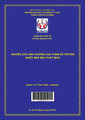 Luận văn thạc sĩ hcmute nghiên cứu ảnh hưởng của tham số truyền nhiệt đến máy phát mhd