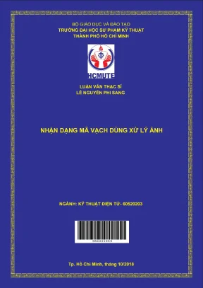 Luận văn thạc sĩ hcmute nhận dạng mã vạch dùng xử lý ảnh