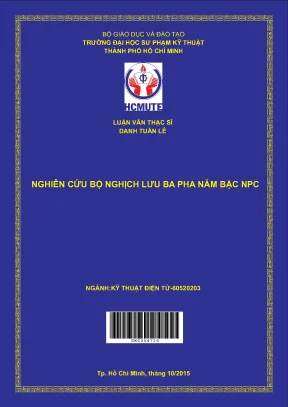 Luận văn thạc sĩ hcmute nghiên cứu bộ nghịch lưu ba pha năm bậc npc