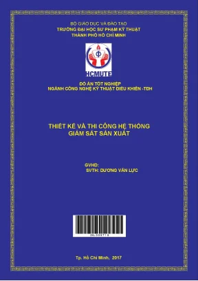 Luận văn thạc sĩ hcmute thiết kế và thi công hệ thống giám sát sản xuất