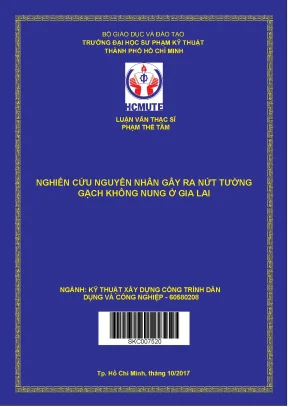Luận văn thạc sĩ hcmute nghiên cứu nguyên nhân gây ra nứt tường gạch không nung ở gia lai