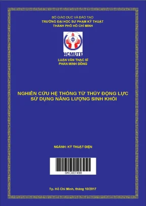 Luận văn thạc sĩ hcmute nghiên cứu hệ thống từ thủy động lực sử dụng năng lượng sinh khối
