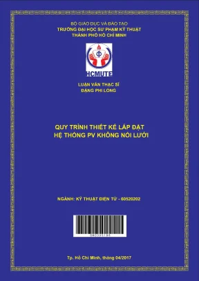 Luận văn thạc sĩ hcmute xây dựng giải thuật giám sát tuổi thọ ắc quy