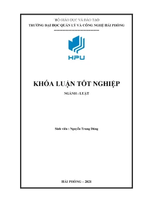 Luận văn tốt nghiệp pháp luật về bồi thường thiệt hại ngoài hợp đồng và kiến nghị hoàn thiện