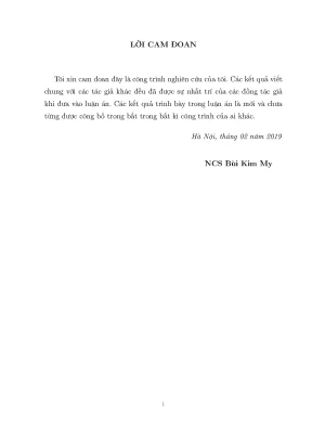Luận án áp dụng phương pháp giải tích nghiên cứu một sô bài toán elliptic suy biến
