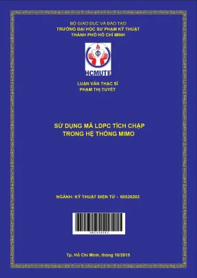Luận văn thạc sĩ hcmute sử dụng mã ldpc tích chập trong hệ thống mimo