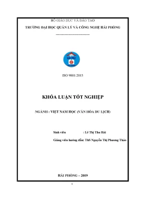 Luận văn tốt nghiệp giải pháp nâng cao chất lượng dịch vụ vui chơi giải trí tại khu du lịch quốc tế tuần châu hạ long