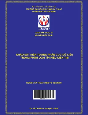Luận văn thạc sĩ hcmute khảo sát hiện tượng phân cực dữ liệu trong phân loại tín hiệu điện tim