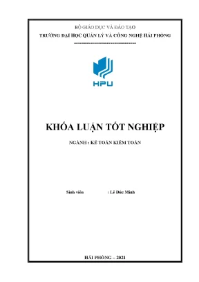 Luận văn tốt nghiệp hoàn thiện công tác kế toán thanh toán với người mua người bán tại công ty tnhh thương mại kỹ thuật phương đông