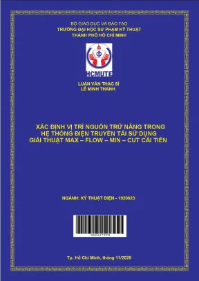 Luận văn thạc sĩ hcmute xác định vị trí nguồn trữ năng trong hệ thống điện truyền tải sử dụng giải thuật max flow min cut cải tiến