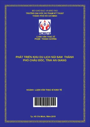 Luận văn thạc sĩ hcmute phát triển khu du lịch núi sam thành phố châu đốc tỉnh an giang