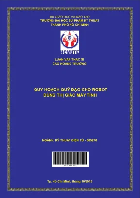 Luận văn thạc sĩ hcmute quy hoạch quỹ đạo cho robot dùng thị giác máy tính