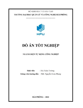 Luận văn tốt nghiệp thiết kế mạch điều khiển cho tủ sấy nhiệt điện trở