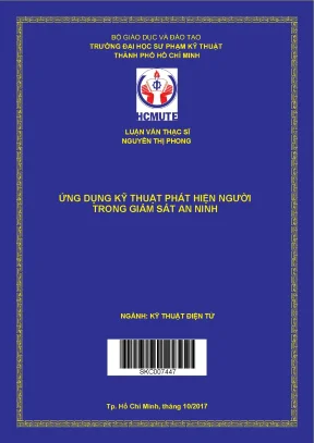 Luận văn thạc sĩ hcmute ứng dụng kỹ thuật phát hiện người trong giám sát an ninh