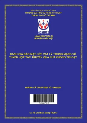 Luận văn thạc sĩ hcmute đánh giá bảo mật lớp vật lý trong mạng vô tuyến hợp tác truyền qua nút không tin cậy