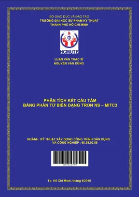 Luận văn thạc sĩ hcmute phân tích kết cấu tấm bằng phần tử biến dạng trơn ns mitc3