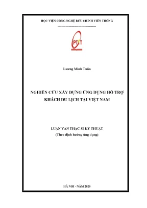 Luận văn thạc sĩ nghiên cứu xây dựng ứng dụng hỗ trợ khách du lịch tại việt nam