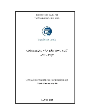 Luận văn thạc sĩ gióng hàng văn bản song ngữ anh việt 01