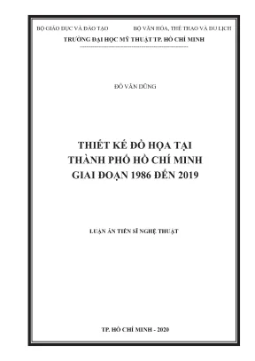 Luận án tiến sĩ thiết kế đồ họa tại thành phố hồ chí minh giai đoạn 1986 đến 2019