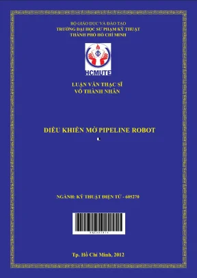 Luận văn thạc sĩ hcmute điều khiển mờ pipeline robot