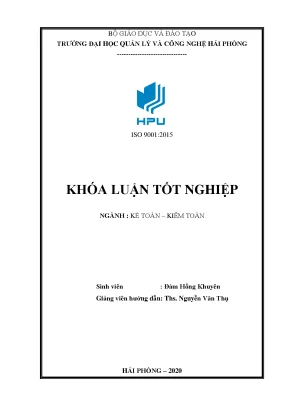 Luận văn tốt nghiệp hoàn thiện công tác kế toán thanh toán với người mua người bán tại công ty cổ phần tập đoàn xây dựng bạch đằng