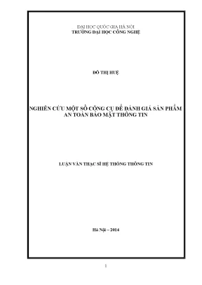 Luận văn thạc sĩ nghiên cứu một số công cụ để đánh giá sản phẩm an toàn bảo mật thông tin 04