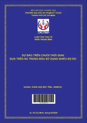 Luận văn thạc sĩ hcmute dự báo trên chuỗi thời gian dựa trên so trùng mẫu sử dụng nhiều độ đo