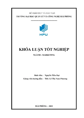 Luận văn tốt nghiệp hoạt động marketing của công ty tnhh đầu tư phát triển nội thất hưng thịnh