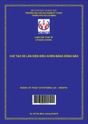 Luận văn thạc sĩ hcmute chế tạo xe lăn điện điều khiển bằng sóng não