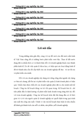 Luận văn tốt nghiệp nghiên cứu nghiệp vụ tiền lương sản xuất và tiêu thụ tại công ty cp đtxd và ptht phúc thành