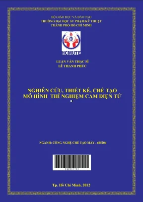 Luận văn thạc sĩ hcmute nghiên cứu thiết kế chế tạo mô hình thí nghiệm cam điện tử