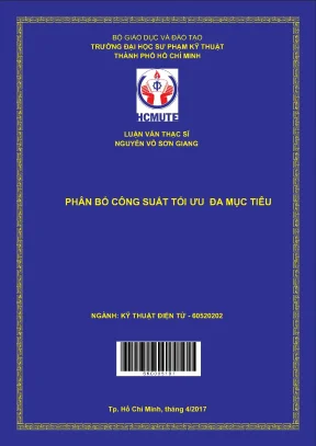 Luận văn thạc sĩ hcmute phân bố công suất tối ưu đa mục tiêu