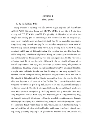 Luận văn thạc sĩ đo lường sự hài lòng của sinh viên đại học khối ngành kinh tế về chất lượng dịch vụ đào tạo của trường đại học cửu long