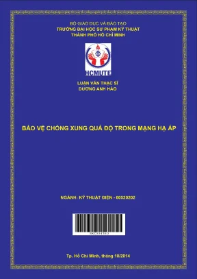 Luận văn thạc sĩ hcmute bảo vệ chống xung quá độ trong mạng hạ áp