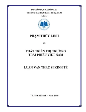 Luận văn thạc sĩ phát triển thị trường trái phiếu việt nam 005